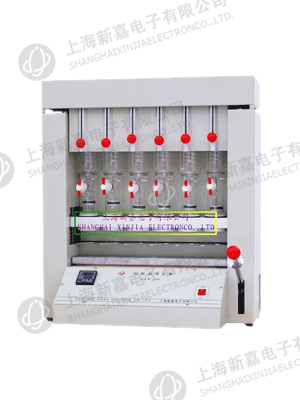 上海新嘉電子粗脂肪測定儀（索氏抽提原理）SZF-06G1