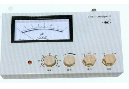 上海雷磁精密酸度計PHS-25-指針（已停產(chǎn)，代替型號PHS-25-數(shù)顯）