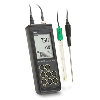 意大利哈納防水型便攜式pH/ ORP/°C測定儀HI9125