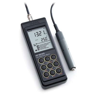 意大利哈納防水型便攜式EC/ TDS /NaCI/°C測(cè)定儀HI98360