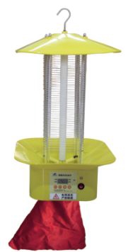 浙江托普太陽能頻振式殺蟲 燈TPSC3-3（不銹鋼燈桿、接蟲袋）