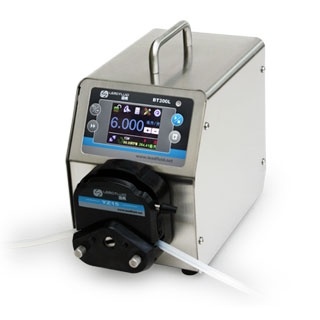 保定雷弗流量型智能蠕動(dòng)泵BT300L配泵頭DT15-24