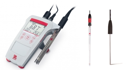 美國奧豪斯酸度計FB10 5WT套裝   FB10主機+STMICRO5+STTEMP30