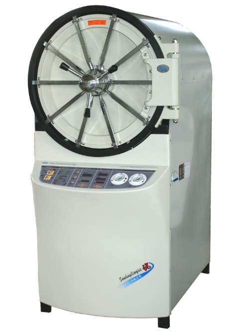 上海三申臥式圓形 壓力蒸汽滅菌器